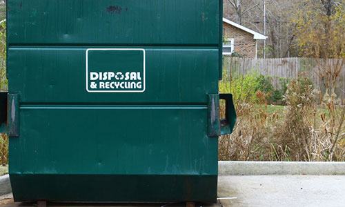 Dumpster Pad Cleaning